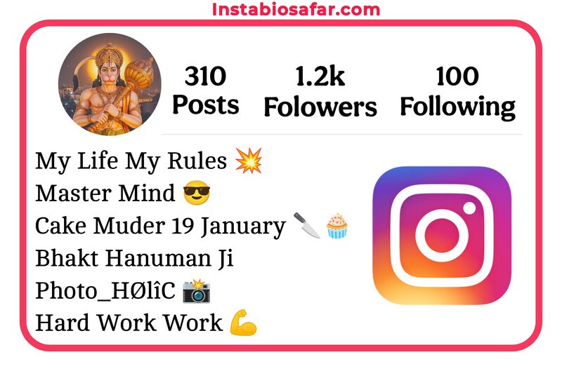Instagram Bio For Hanuman Bhakt 
