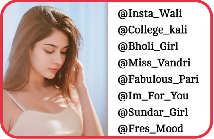 Instagram Username For Girls