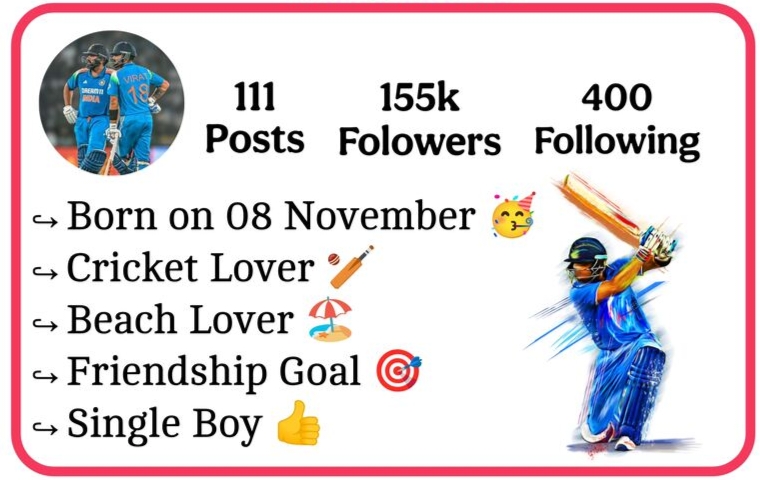 Instagram Bio For Cricket Lovers