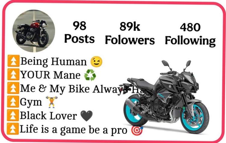 Bike Lover Bio For Instagram