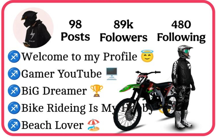 Rider Bio For Instagram