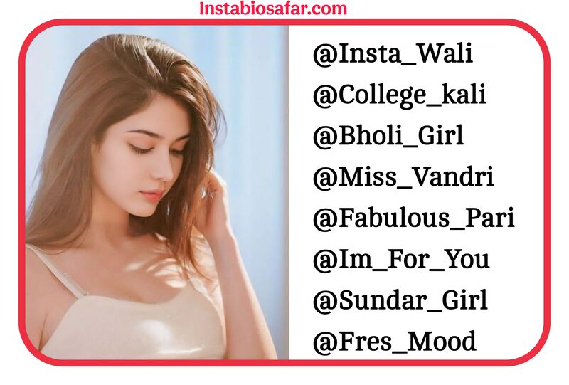 Instagram Id Names For Girls 