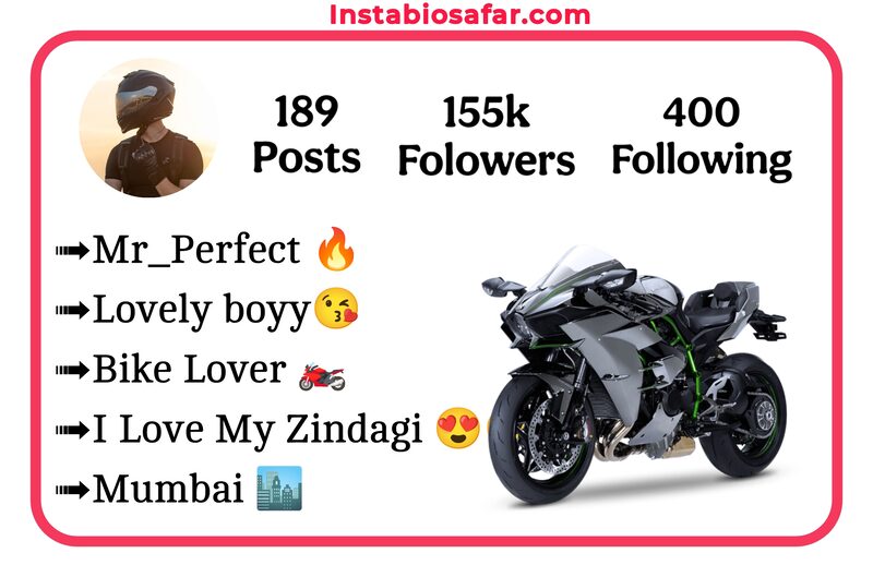 Bike Lover Bio For Instagram 