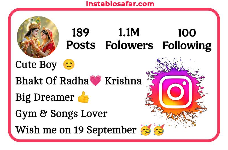 Radha Krishna Bio For Instagram 