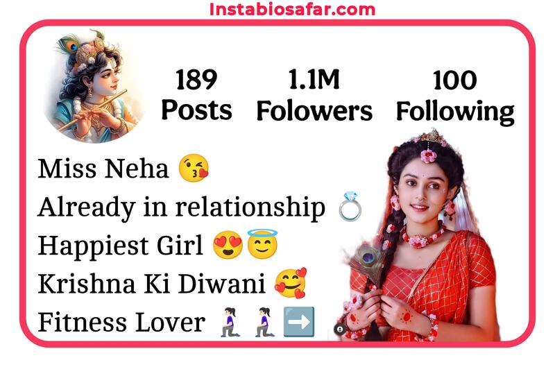 Krishna Bio For Instagram For Girls 
