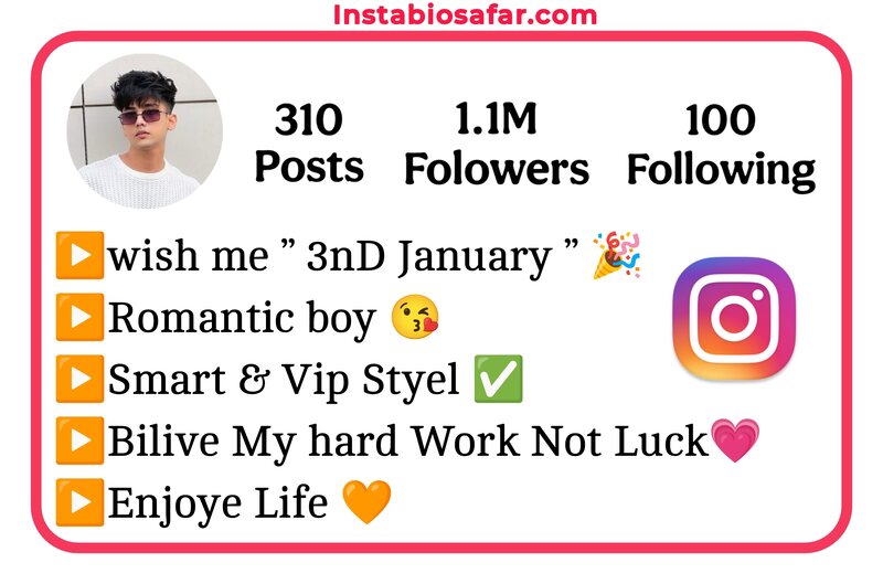Instagram Vip Bio For Boys 
