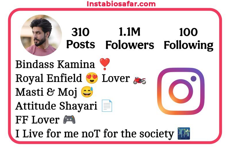 Attitude Bio For Instagram For Boy 