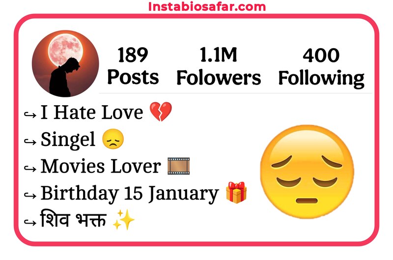 Sad Bio For Instagram
