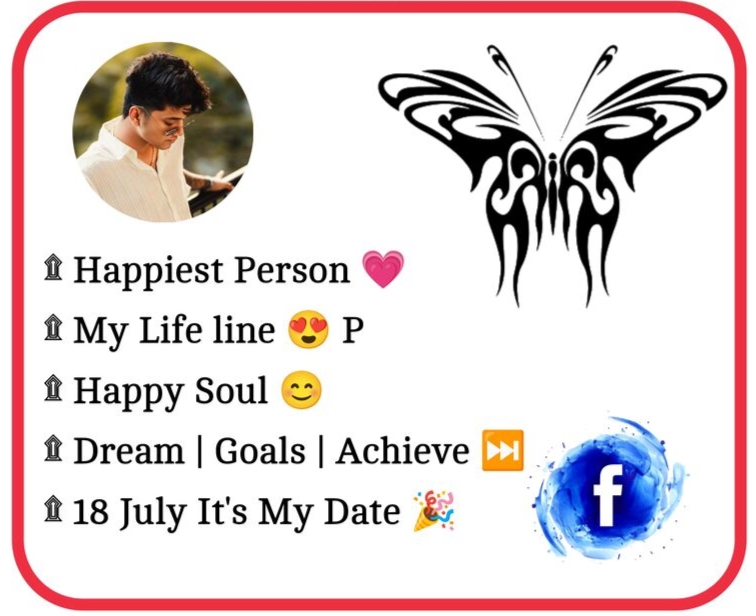 Stylish Facebook Bio For Boys