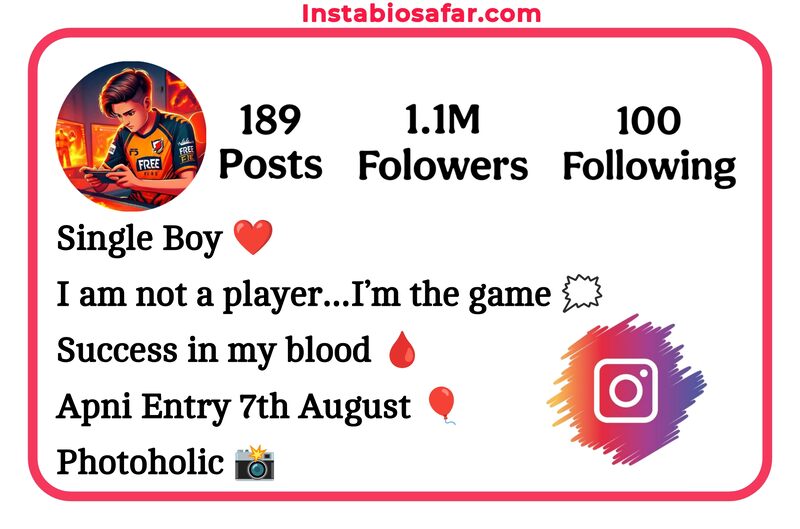 Gaming Bio For Instagram 