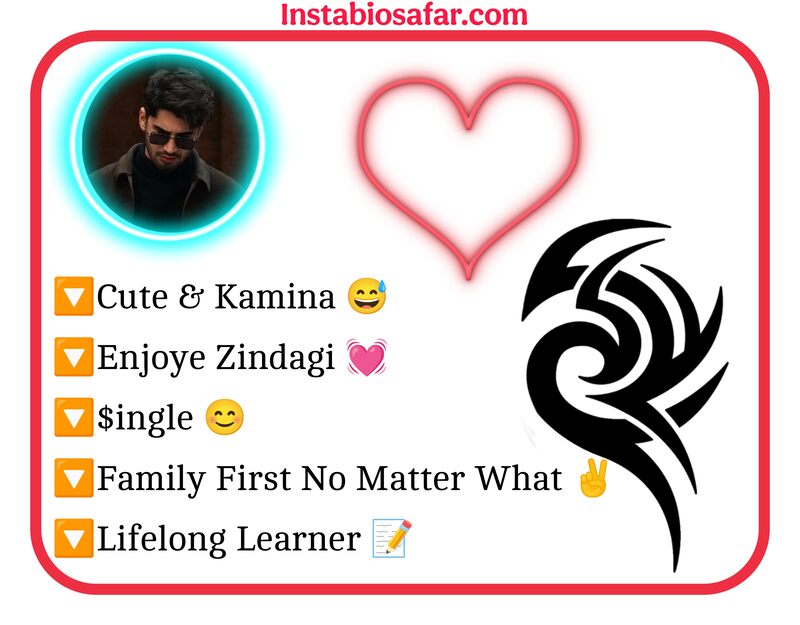 Facebook Bio For Boys With Emoji