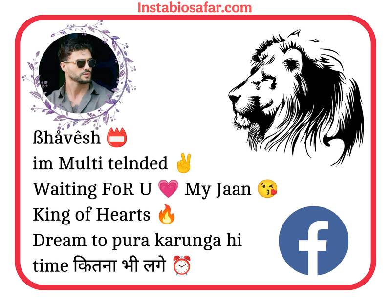 Facebook Bio For Boys Attitude 
