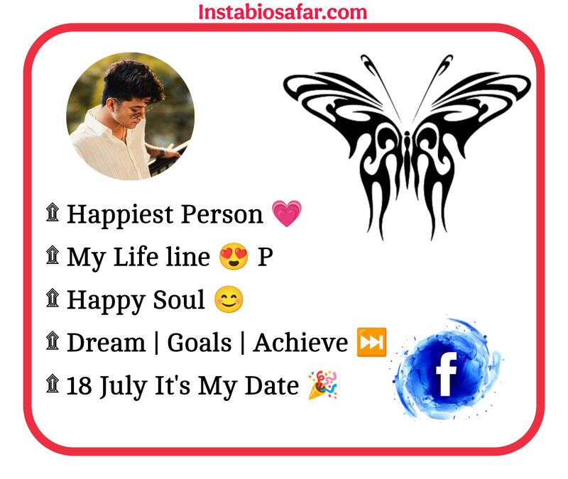 Stylish Facebook Bio For Boys 