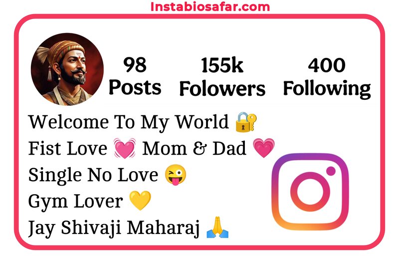 Shivaji Maharaj Bio For Instagram