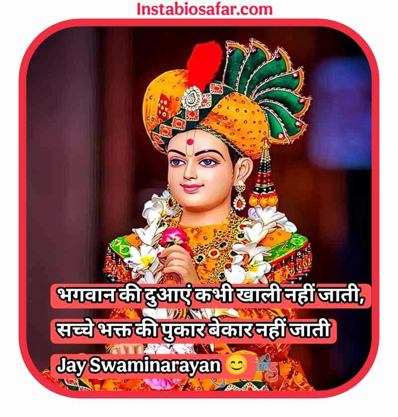 Swaminarayan Instagram Bio In Hindi 