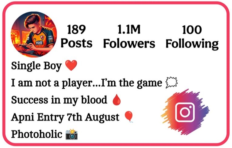 Gaming Bio For Instagram