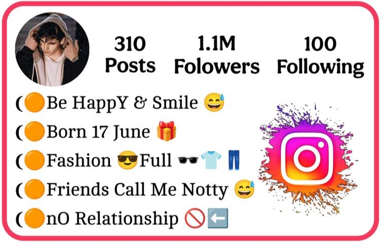 Stylish Bio For Instagram For Boys