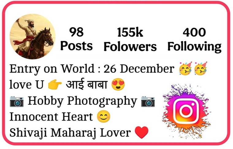 Jay Shivaji Maharaj Bio For Instagram