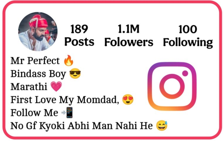 Instagram Bio In Marathi